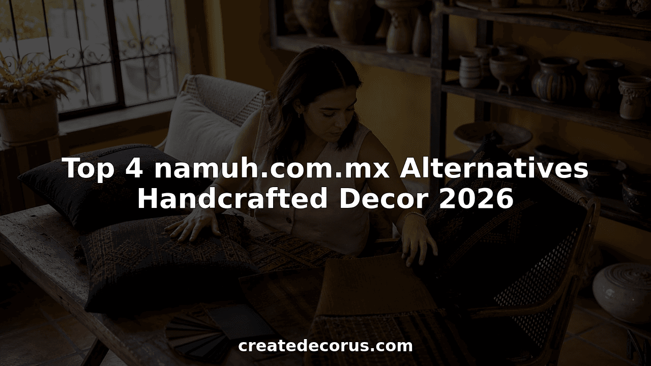 Top 4 namuh.com.mx Alternatives Handcrafted Decor 2026