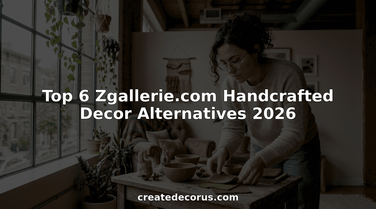 Top 6 Zgallerie.com Handcrafted Decor Alternatives 2026