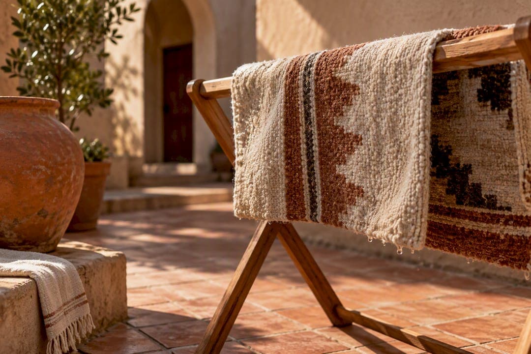 Air Dry 24–48 Hours to Protect Handcrafted Wool Cushions in Mexico