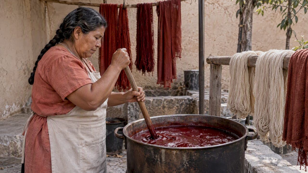 Protect Color and Craft: Mexican Hand-Dyed Textiles and Bio-Mordants