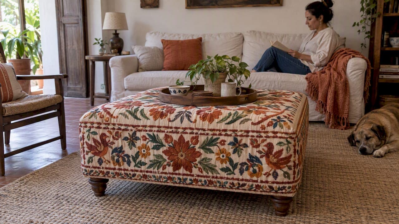 Ottoman Styling Ideas: 12 Mexican Artisan Looks for Real Life