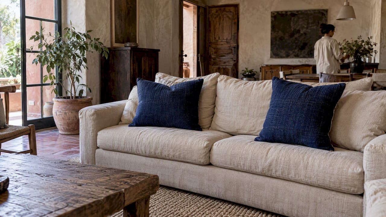 One Color Leads: Jewel Tone Pillow Styling That Feels Like Jewelry